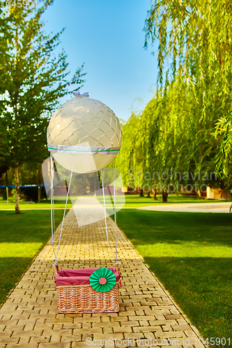 Image of The toy air balloon for child