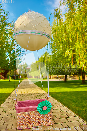 Image of The toy air balloon for child