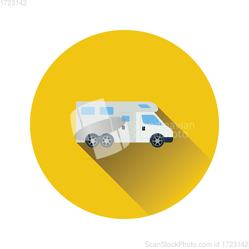 Image of Icon of camping family caravan car