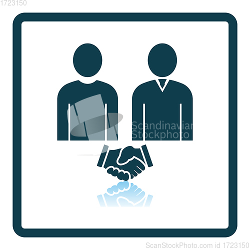 Image of Two Man Making Deal Icon