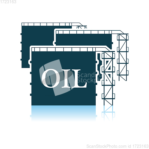 Image of Oil Tank Storage Icon