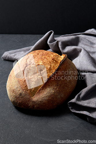 Image of homemade craft bread on table