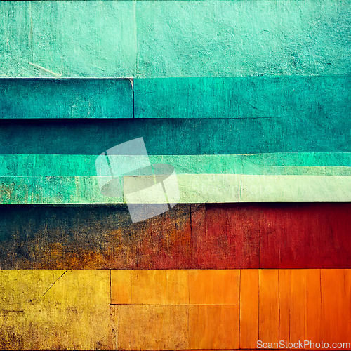 Image of Artistic abstract artwork, textures lines stripe pattern design.