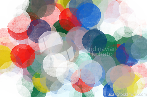 Image of abstract circles pattern illustration
