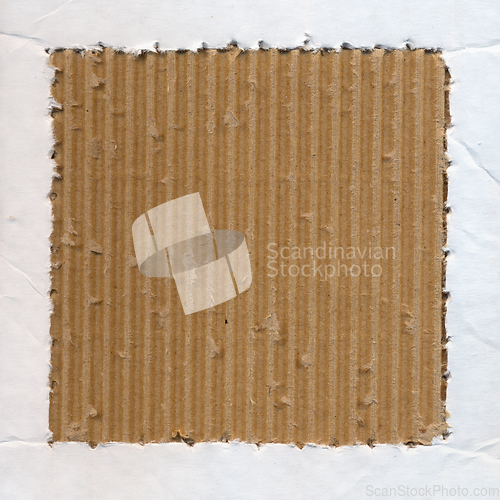 Image of cardboard blank frame background