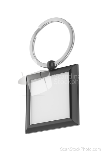 Image of Plastic square keychain