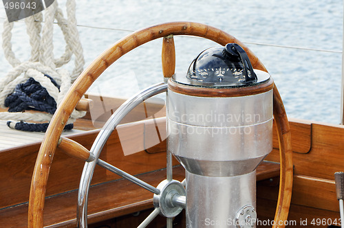 Image of Rudder and compass