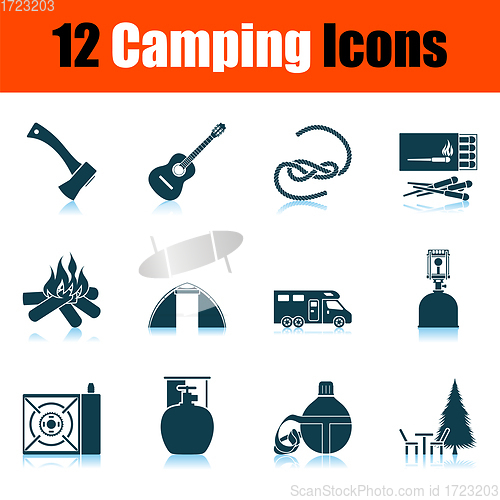 Image of Camping Icon Set