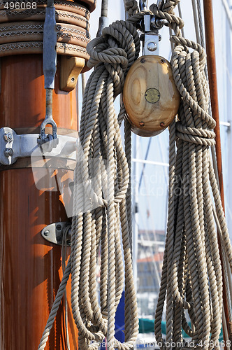 Image of Sailboat detail