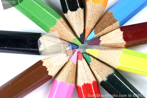 Image of Close-up pencil.