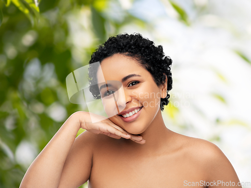 Image of portrait of young african american woman