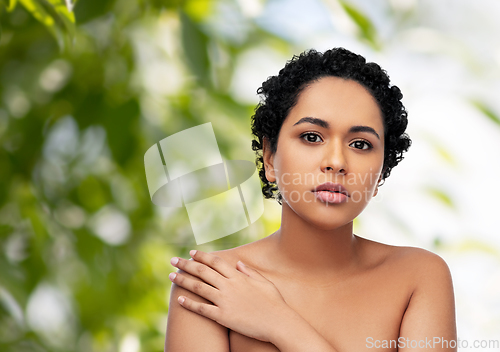 Image of portrait of young african american woman