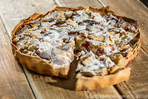 Image of Homemade Organic Apple Pie Dessert Ready to Eat