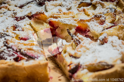 Image of Homemade Organic Apple Pie Dessert Ready to Eat