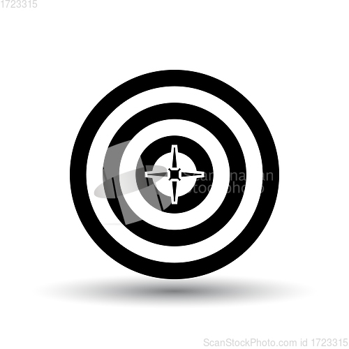 Image of Target With Dart In Center Icon