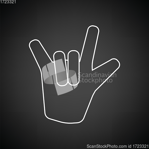 Image of Rock hand icon