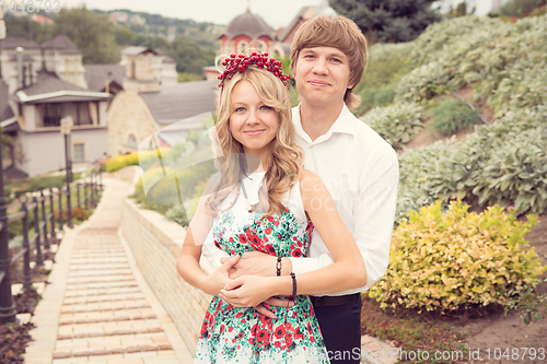 Image of Beautiful wedding couple