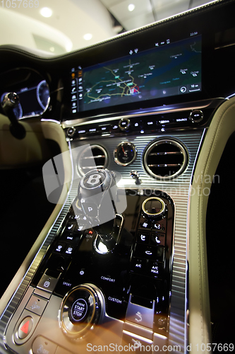 Image of close up of the car control panel