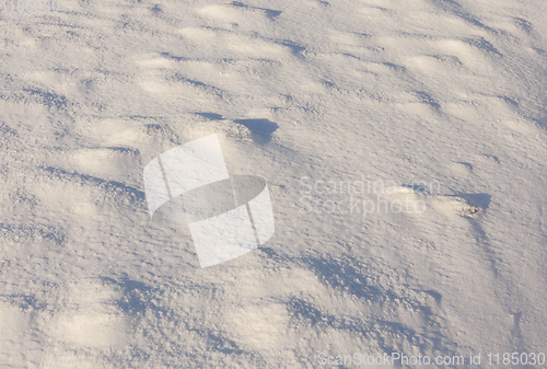 Image of Snow drifts in winter