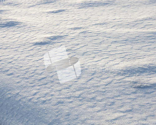 Image of Snow drifts in winter