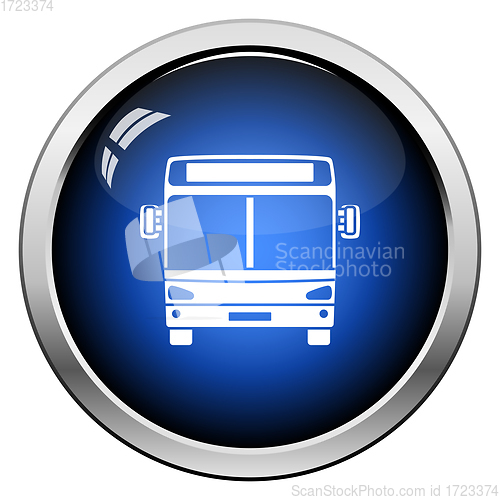 Image of City bus icon front view