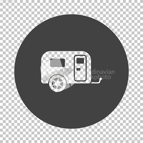 Image of Camping family caravan car  icon