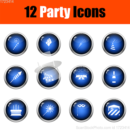 Image of Party Icon Set