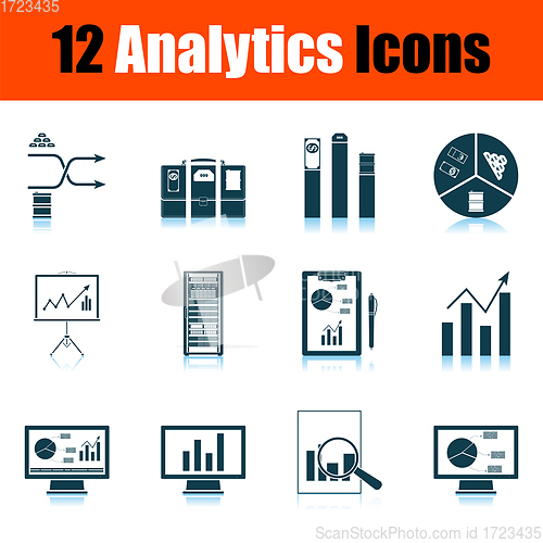 Image of Analytics Icon Set