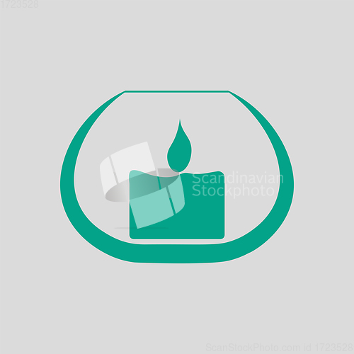 Image of Candle In Glass Icon