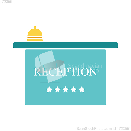 Image of Hotel reception desk icon