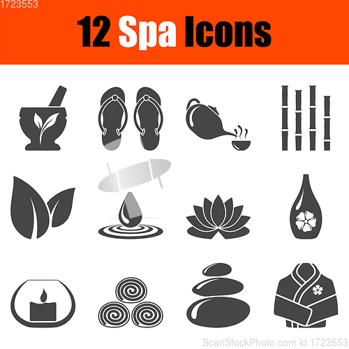 Image of Spa Icon Set