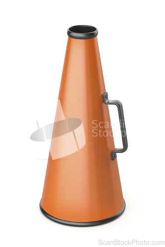 Image of Orange vintage megaphone