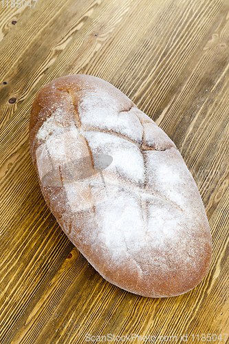Image of fresh loaf rye bread