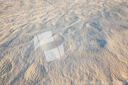 Image of Snow drifts in winter