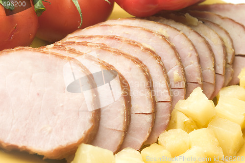 Image of ham dinner