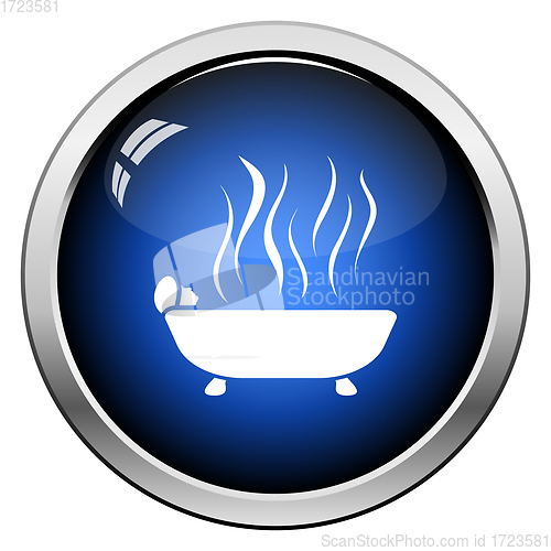 Image of Woman Lying In Bathtub Icon