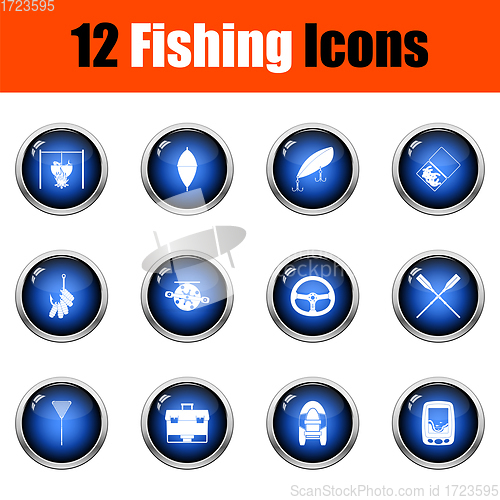 Image of Fishing Icon Set