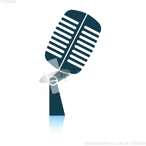 Image of Old microphone icon