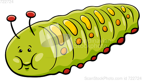 Image of caterpillar cartoon character