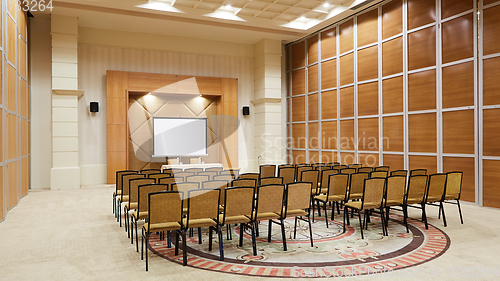 Image of Empty interior of conference hall.