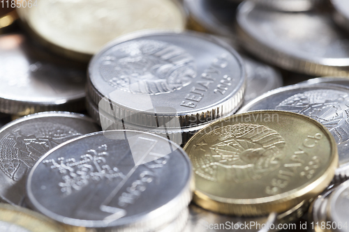 Image of mixed coins of Belarus