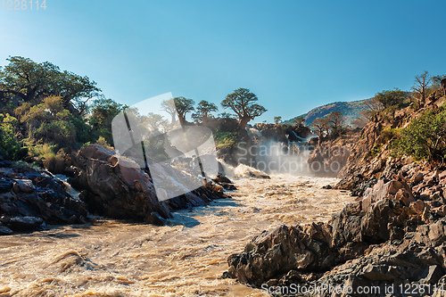 Image of Epupa Falls on the Kunene River in Namibia