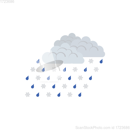 Image of Rain with snow icon