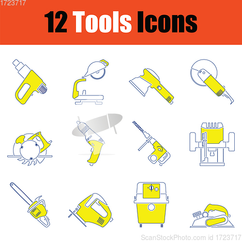 Image of Tools icon set