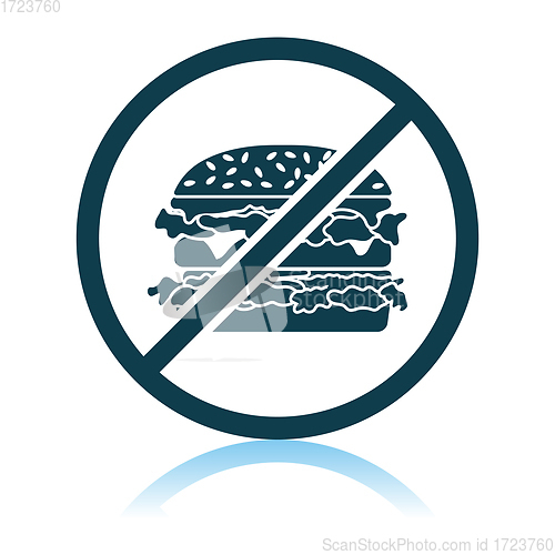 Image of Prohibited Hamburger Icon