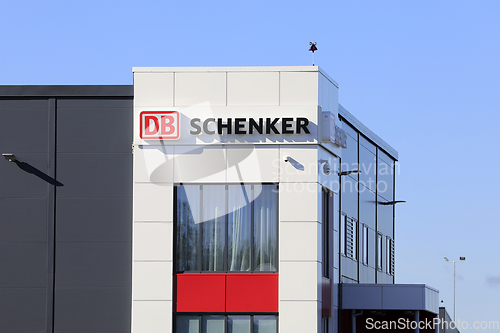 Image of DB Schenker Logo at Lieto Terminal Finland