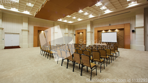 Image of Empty interior of conference hall.
