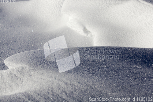 Image of Snowdrifts in winter