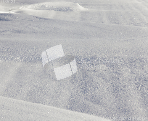 Image of Snow drifts in winter