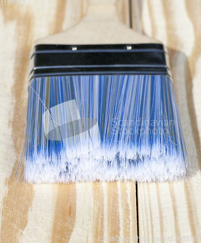 Image of a blue brush